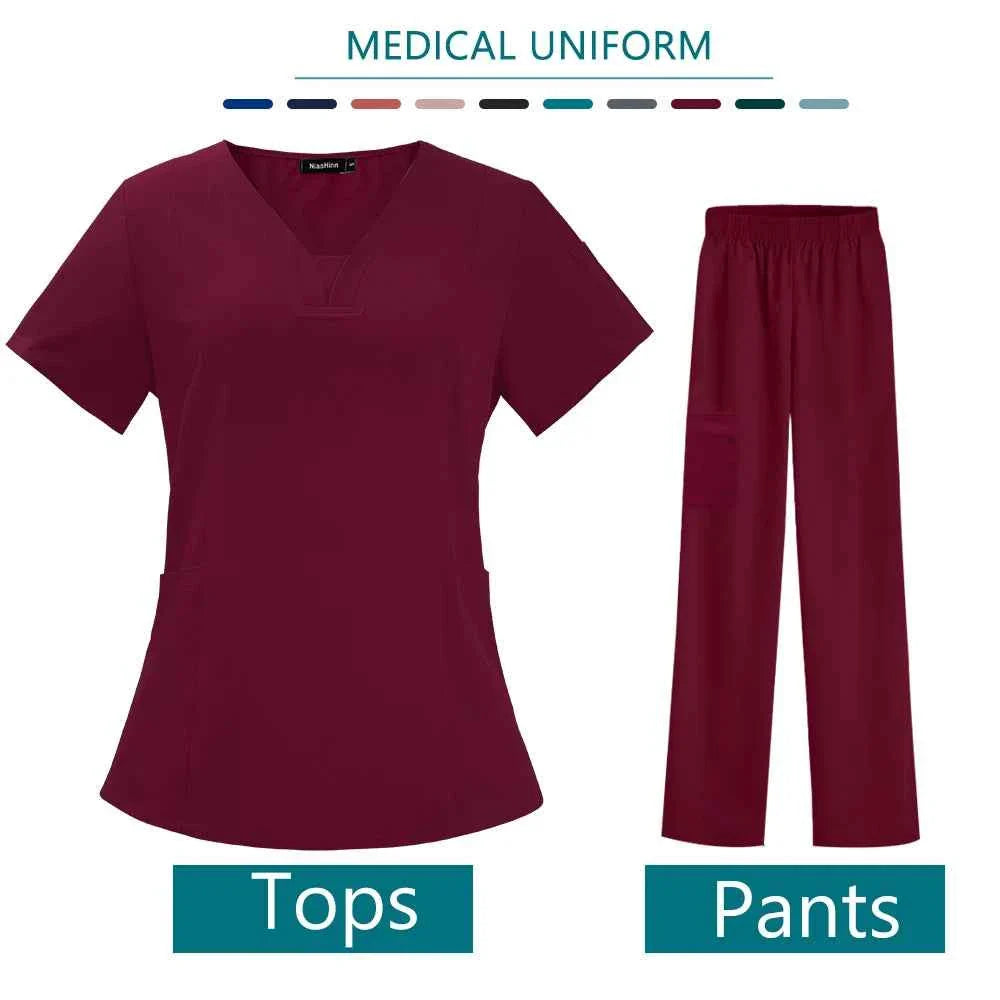 High Quality Nurse Medical Uniform Scrubs Set