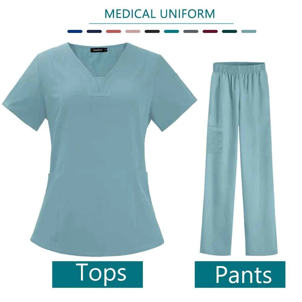 High Quality Nurse Medical Uniform Scrubs Set